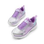 DREAM PAIRS Girls Shoes Sneakers Kids Tennis Shoes Sparkle ColorBurst Lightweight Running Casual Walking Shoes,Size 11 Little Kid,Purple/Silver/Blue,SDRS2405K