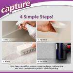Capture Pre-Mist Soil Release for Carpet Dry Cleaner - Carpet Cleaning Pre Spray - Loosen Juice, Coffee & Wine Spill and Tough Rug Stains Eliminator - Multi-Purpose Cleaning Essentials - 24oz (2 Pack)