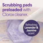 CLOROX Scentiva ToiletWand Toilet Cleaner Refills, Toilet brush, Lavender and Jasmine, 10 Count