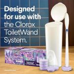 CLOROX Scentiva ToiletWand Toilet Cleaner Refills, Toilet brush, Lavender and Jasmine, 10 Count