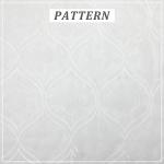 VISIONTEX Moroccan Embroidered White Sheer Curtains Geometric, Rod Pocket Tulle Semi Window Treatment Long Drapes for Living Room, Set of 2 Trellis Curtain Panels, 54 x 95 inch, Ivory White