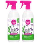 Dapple Baby All Purpose Cleaning Spray, Hypoallergenic for Toys, High Chairs, Swings, Counters, Powered by Plants, 1 Pump Included, Lavender, 30 Fl Oz (Pack of 2)