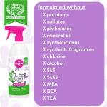 Dapple Baby All Purpose Cleaning Spray, Hypoallergenic for Toys, High Chairs, Swings, Counters, Powered by Plants, 1 Pump Included, Lavender, 30 Fl Oz (Pack of 2)