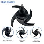Blender Dough Blade Replacement for Ninja 64-oz 72-oz Food Processor Bowl Combo Dough Hook 320KKU770 for Ninja 8-Cup 9-Cup Pitcher CT682SP BL681A BL682 BL770 BL770AMZ BL910 BN600 BN601 BN800 BN801