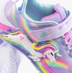 Skechers Kids Unicorn Chaser Sneaker, Lavender/Multi, 8 Toddler