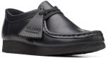 Clarks - Boys Wallabee O Shoes, Color Black Leather, Size: 5 W US Big Kid