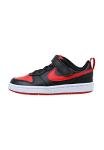 Nike Court Borough Low 2 (Little Kid) Black/University Red/White