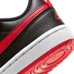 Nike Court Borough Low 2 (Little Kid) Black/University Red/White