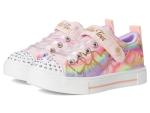 SKECHERS Kids Twinkle Toes Twinkle Sparks-Ombre Love Sneaker, Link Pink/Multi, 12 Little Kid
