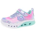 Skechers Unisex-Child Flutter Heart Lights, Lavender/Multi, 1 Little Kid