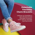 Skechers Kids Twinkle Sparks - Charm Bestie Sneaker, Pink, 12.5 Little Kid