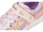 SKECHERS Kids Twinkle Toes Twinkle Sparks-Ombre Love Sneaker, Link Pink/Multi, 12 Little Kid