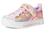 SKECHERS Kids Twinkle Toes Twinkle Sparks-Ombre Love Sneaker, Link Pink/Multi, 12 Little Kid
