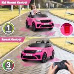 TOBBI Licensed Land Rover VELAR Electric Car for Kid by TOBBI,12V 7AH Ride On Toy for Kids Ages 3-8,Kids Ride On Car w/Remote Control/Music/Safety Belt,Double Doors