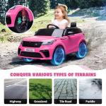 TOBBI Licensed Land Rover VELAR Electric Car for Kid by TOBBI,12V 7AH Ride On Toy for Kids Ages 3-8,Kids Ride On Car w/Remote Control/Music/Safety Belt,Double Doors