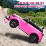 TOBBI Licensed Land Rover VELAR Electric Car for Kid by TOBBI,12V 7AH Ride On Toy for Kids Ages 3-8,Kids Ride On Car w/Remote Control/Music/Safety Belt,Double Doors