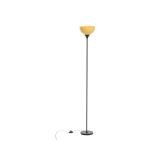 PESRAE Floor Lamp, Remote Control with Stpeless Color Temperatures and Brightness, Torchiere lamp for Bedroom, Living Room, Bulb Included (Matte Black)
