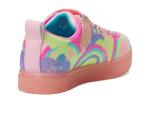 Skechers Kids Twinkle Toes Twinkle Sparks Ice 2.0 - Shim Sneaker, Coral/Multi, 12.5 Little Kid