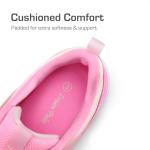 DREAM PAIRS Girls Shoes Sneakers Kids Tennis Shoes Sparkle ColorBurst Lightweight Running Casual Walking Shoes,Size 13 Little Kid,Pink,SDRS2405K