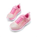 DREAM PAIRS Girls Shoes Sneakers Kids Tennis Shoes Sparkle ColorBurst Lightweight Running Casual Walking Shoes,Size 13 Little Kid,Pink,SDRS2405K