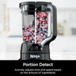 Ninja Detect Kitchen System TB400 Power Blender + Food Processor, 1700W Peak Motor, BlendSense Auto-Detect Technology, 72-oz Pitcher, 64-oz Processor Bowl, Two 24-oz Cups, Silver