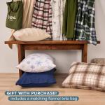 Bare Home Flannel Sheet Set 100% Cotton, Velvety Soft Heavyweight - Double Brushed Flannel - Deep Pocket (King, White)