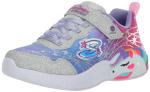 Skechers Kids Girls Unicorn Dreams-Wishful Magic Sneaker, Silver/Lavender, 1.5, Little Kid
