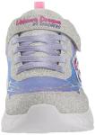 Skechers Kids Girls Unicorn Dreams-Wishful Magic Sneaker, Silver/Lavender, 1.5, Little Kid