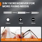 Glasses Cleaner,8 in 1 Glasses Cleaning Kit with 24H Anti Fog Eyeglass Cleaner Spray| Portable Glasses Cleaner Tool|Eye Glass Clean Cloths, Glasses Anti Slip with Soft Eyeglass Nose Pads & Ear Grip