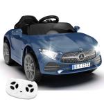 NEWDOOD Licensed Mercedes-Benz CLS 350 12V Kids Ride On Car with 2.4G Remote Control, Battery Powered Electric Car Ride On Vehicle w/Bluetooth, Music, Safety, Lights,Ride on Toys for Toddlers (Blue)
