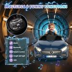 NEWDOOD Licensed Mercedes-Benz CLS 350 12V Kids Ride On Car with 2.4G Remote Control, Battery Powered Electric Car Ride On Vehicle w/Bluetooth, Music, Safety, Lights,Ride on Toys for Toddlers (Blue)