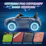 NEWDOOD Licensed Mercedes-Benz CLS 350 12V Kids Ride On Car with 2.4G Remote Control, Battery Powered Electric Car Ride On Vehicle w/Bluetooth, Music, Safety, Lights,Ride on Toys for Toddlers (Blue)