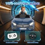 NEWDOOD Licensed Mercedes-Benz CLS 350 12V Kids Ride On Car with 2.4G Remote Control, Battery Powered Electric Car Ride On Vehicle w/Bluetooth, Music, Safety, Lights,Ride on Toys for Toddlers (Blue)