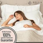 Bella Coterie Luxury Bamboo Viscose King Size Sheet Set | 100% Organically Grown | Ultra Soft | Cooling for Hot Sleepers | 18" Deep Pocket [White]
