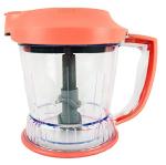 Ninja Storm Food Processor Blender Master Bowl 450W Motor Power Pod with Total Crushing Technology BPA-Free Pitcher Peach QB751Q (Renewed)