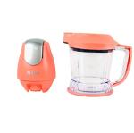 Ninja Storm Food Processor Blender Master Bowl 450W Motor Power Pod with Total Crushing Technology BPA-Free Pitcher Peach QB751Q (Renewed)