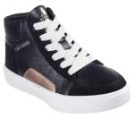 Skechers Girls Eden LX Sneaker, Black/Rosegold, 11.5 Little Kid