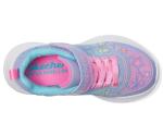 SKECHERS Kids Girls Jumpsters 2.0 Sneaker, Lavender/Multi, 1 Little Kid