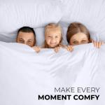 ROYALE LINENS 4 Piece Queen Sheets Set - Soft Brushed 1800 Microfiber Bedding - 1 Fitted and 1 Flat Sheet, 2 Pillow Cases - Wrinkle Free & Fade Resistant - Hotel Luxury Bed Sheets Set (White, Queen)