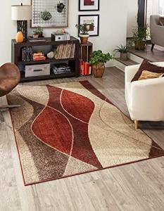 Unique Loom Autumn Collection Area Rug - Plantation (10'x 14' 1" Rectangle, Multi/ Beige)