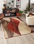 Unique Loom Autumn Collection Area Rug - Plantation (10'x 14' 1" Rectangle, Multi/ Beige)