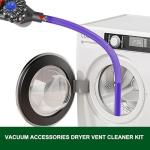 EZ SPARES 3-in-1 Cleaning Kit for DYS V7/V8/V10/V11/V15 – Vacuum Brush Head, Dryer Vent & Refrigerator Coil Brush | Flexible Crevice Tool Included | Multi-Surface Cleaning Accessories