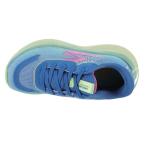 SKECHERS Kids Girls Max Cushioning Ascend - Aura Sneaker, Blue/Multi, 1 Little Kid