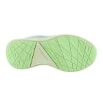 SKECHERS Kids Girls Max Cushioning Ascend - Aura Sneaker, Blue/Multi, 1 Little Kid