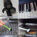 10Pcs Crevice Cleaning Tools, Household Cleaning Brush，Hard Bristle Brushes for Small Spaces, Bathroom, Kitchen, Tiles, Vents, Blinds, Keyboard