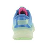 SKECHERS Kids Girls Max Cushioning Ascend - Aura Sneaker, Blue/Multi, 1 Little Kid