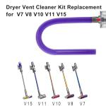 EZ SPARES 3-in-1 Cleaning Kit for DYS V7/V8/V10/V11/V15 – Vacuum Brush Head, Dryer Vent & Refrigerator Coil Brush | Flexible Crevice Tool Included | Multi-Surface Cleaning Accessories