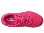 Skechers Girls Uno Gen1-Neon Glow Sneaker, Hot Pink, 12 Little Kid