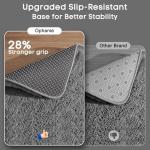 Ophanie Small Rug Upgrade Non Slip Throw Bedside Area Rugs, Fluffy Soft Grey Mini Bedroom Carpet, Affordable Door Entryway Indoor Inside Front Entrance Dog 2x3 Mat, Home Decor Aesthetic, Nursery