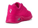 Skechers Girls Uno Gen1-Neon Glow Sneaker, Hot Pink, 12 Little Kid